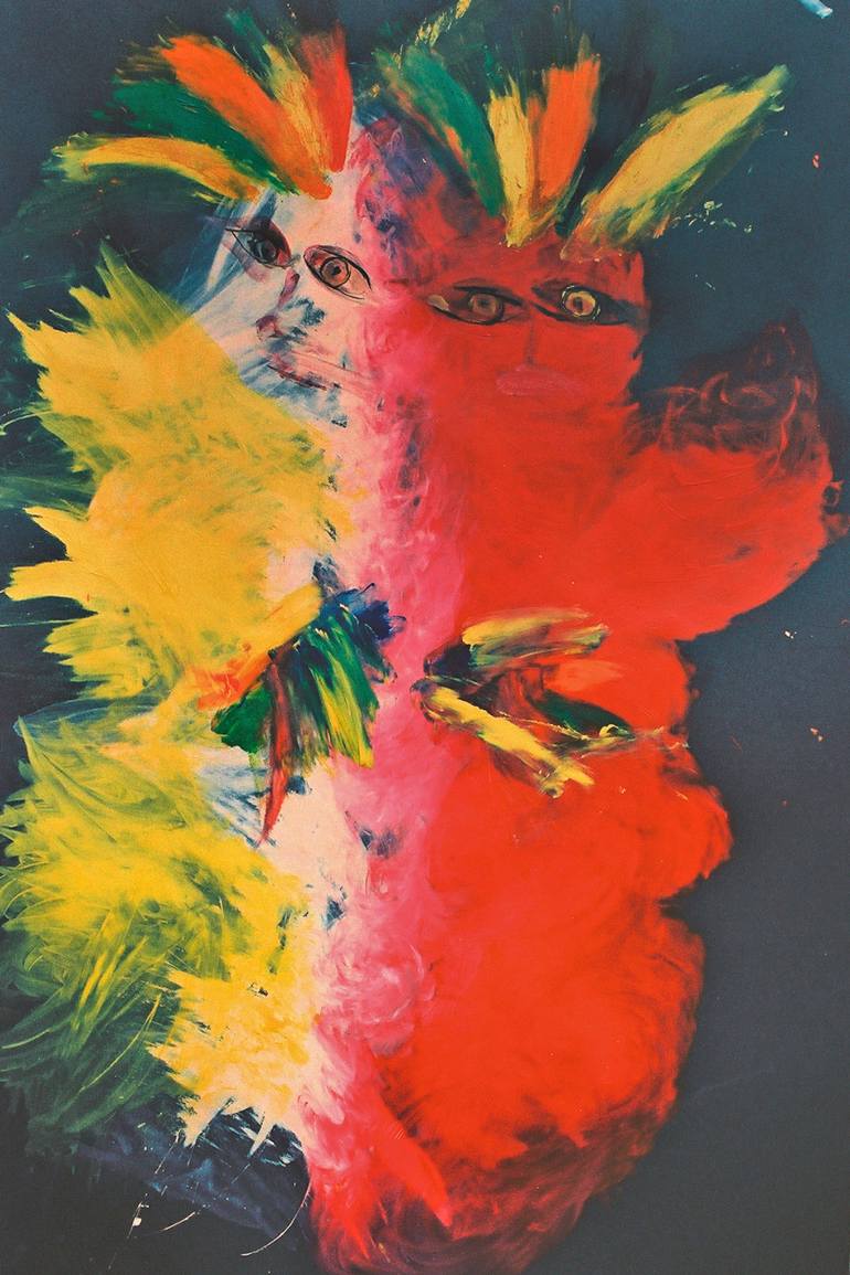 770x1155 Saatchi Art Hula Hoop Painting By Claudia Constanze Lorenz - Hula Hoop Painting