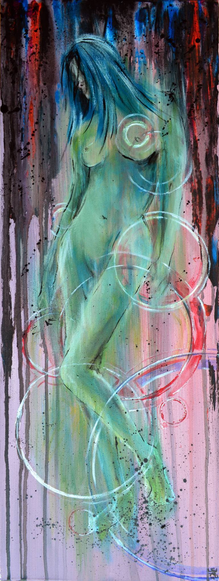 770x2035 Saatchi Art Hula Hoop Painting By Jakub Dk - Hula Hoop Painting