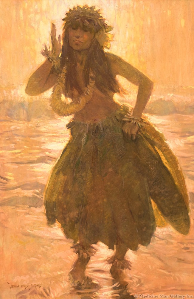651x1000 John Moyers - Hula Painting