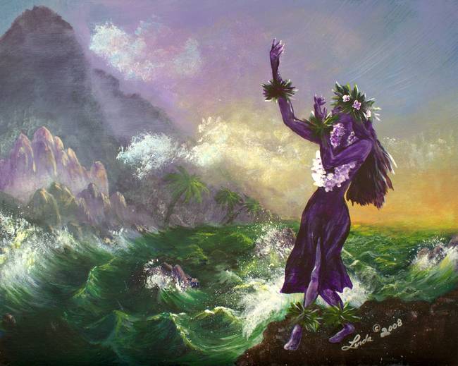 650x519 Stunning Hula Artwork For Sale On Fine Art Prints - Hula Painting