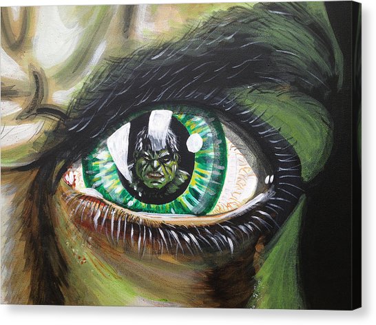546x472 The Hulk Painting By Danny Anderson - Hulk Canvas Painting