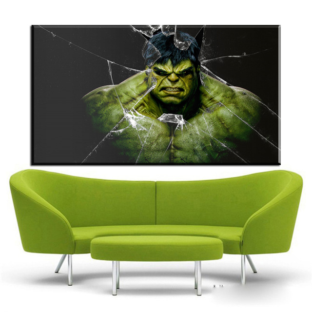640x640 Xdr637 Mondern Classical Custom Cartoon Hulk Canvas Painting - Hulk Canvas Painting