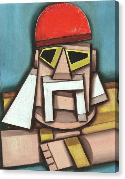 434x622 Abstract Hulk Hogan Art Print Painting By Tommervik - Hulk Canvas Painting