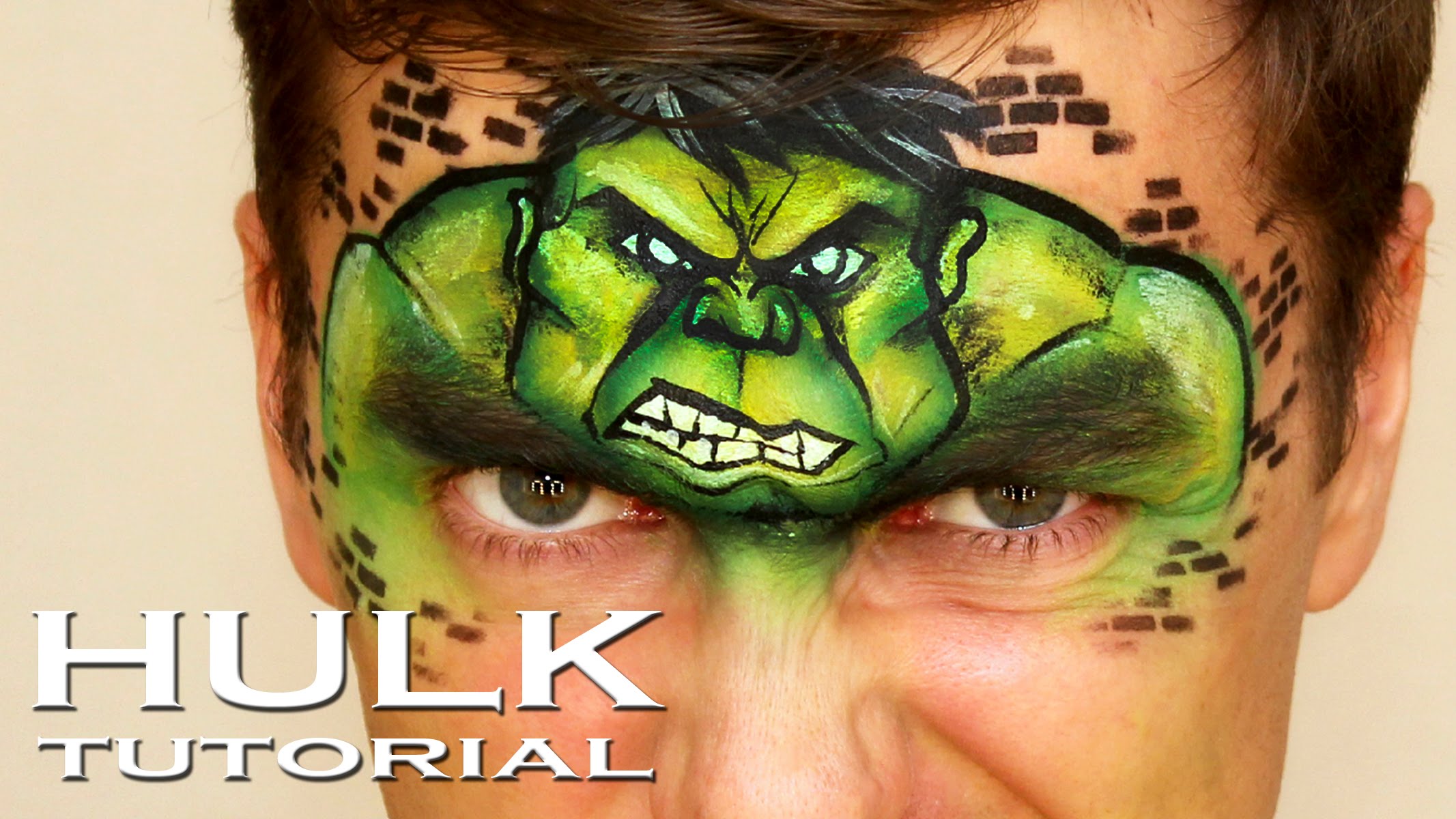 2133x1200 Incredible Hulk Marvel Face Painting Amp Makeup For Kids - Hulk Face Painting