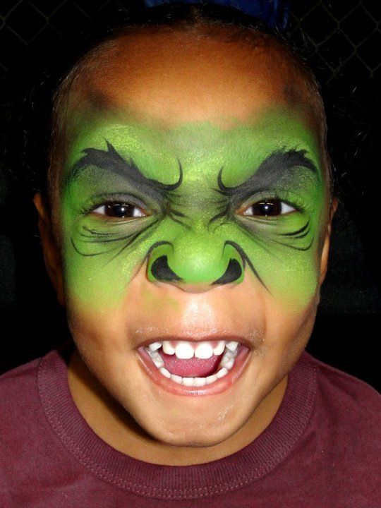 540x720 Loved By Amadazzle Arts - Hulk Face Painting