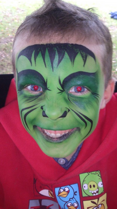 Hulk Face Painting at PaintingValley.com | Explore collection of Hulk ...