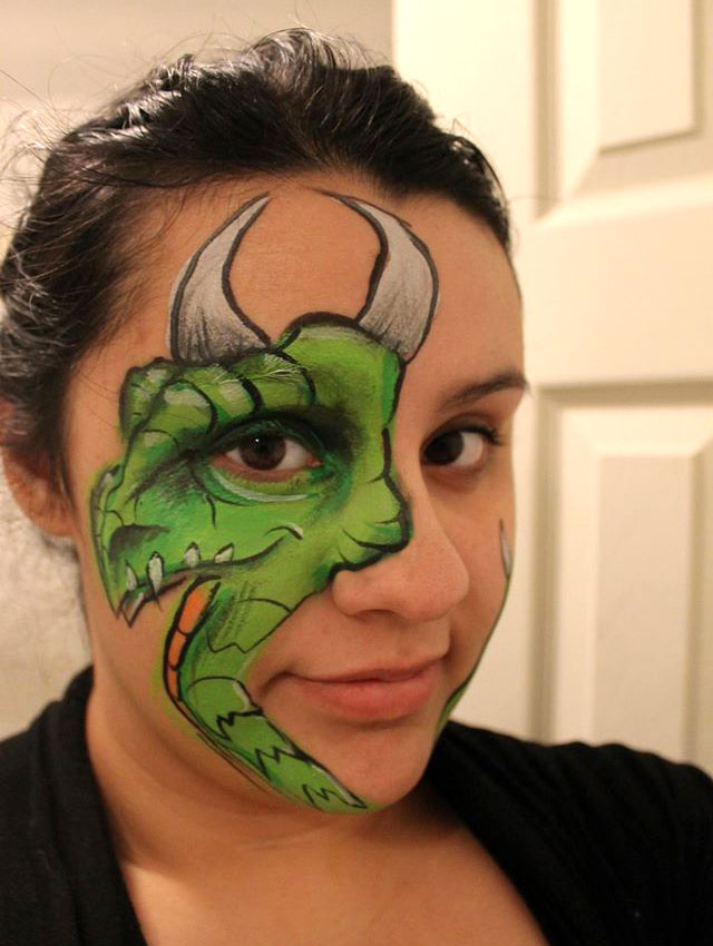 640x850 Your Face Is My Canvas - Hulk Face Painting