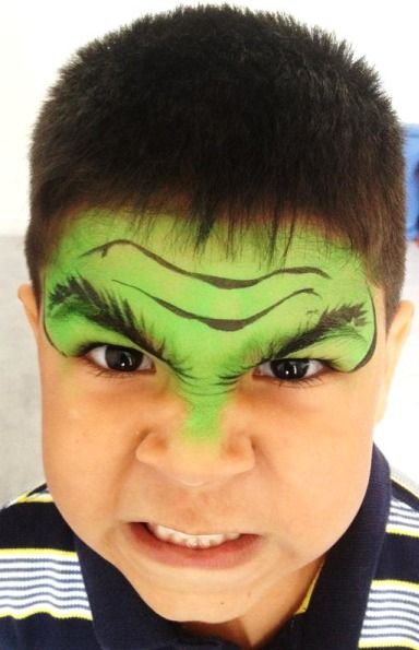 Hulk Face Painting at PaintingValley.com | Explore collection of Hulk ...