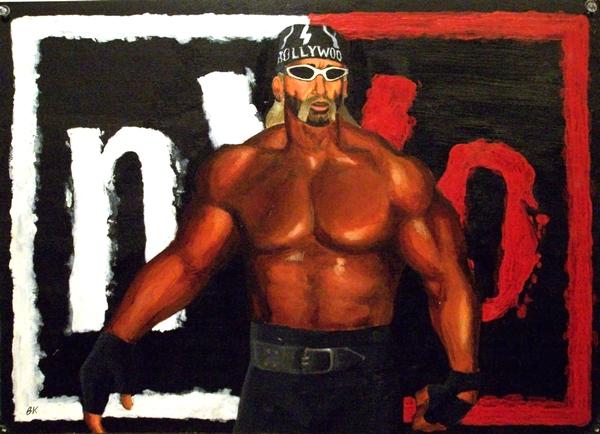 600x434 Hulk Hogan Painting By Briankenny - Hulk Hogan Painting
