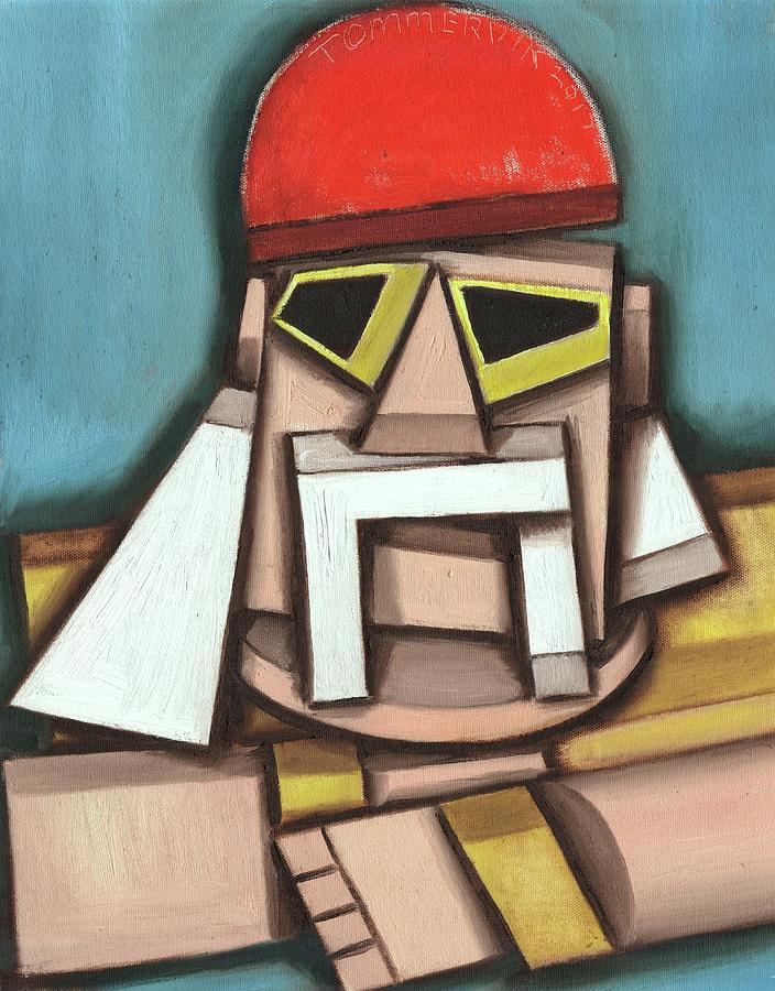 704x900 Tommervik Abstract Hulk Hogan Painting Tommervik Paintings - Hulk Hogan Painting