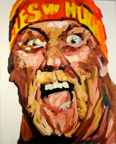 482x600 Hulk Hogan David T. Cho - Hulk Hogan Painting
