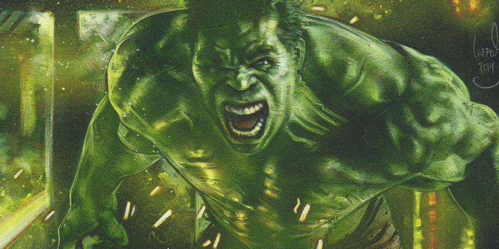 1024x512 Hulk Painting By Jefflafferty - Hulk Painting