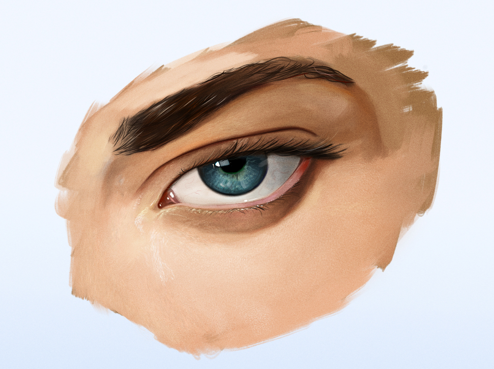 1005x750 How To Paint Eyes - Human Eye Painting