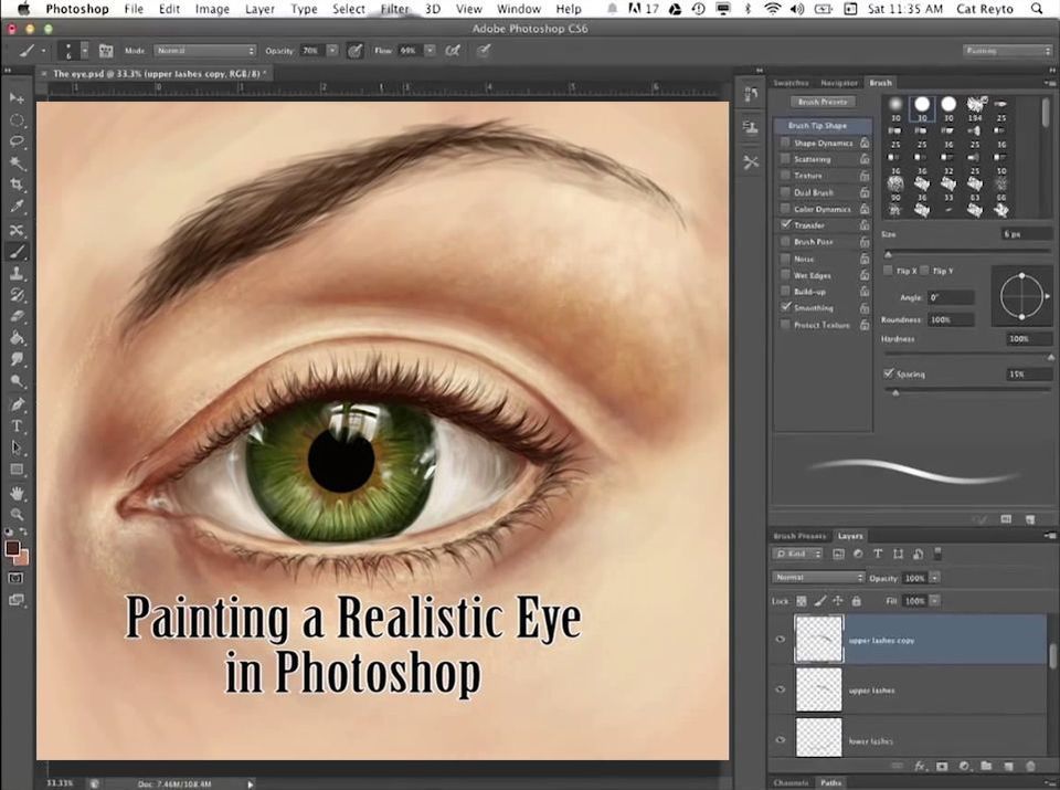 960x715 How To Paint The Human Eye - Human Eye Painting
