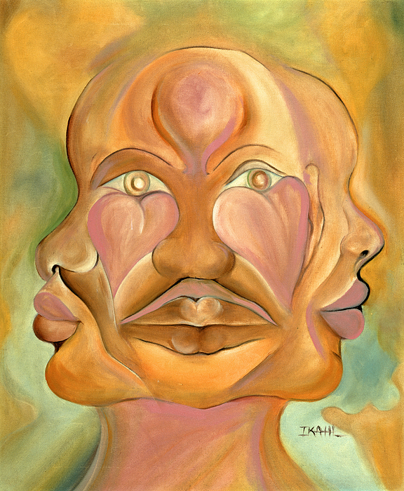 576x700 Human Face Paintings Fine Art America - Human Face Painting