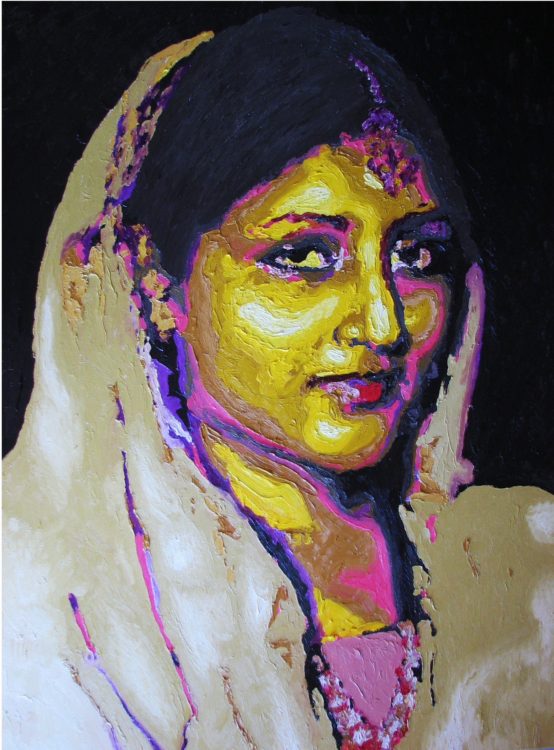 1900x2575 Painting From Digitally Enhanced Photographs. Art Amp Perception - Human Face Painting