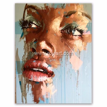 350x350 Home Decoration Canvas Modern Beautiful Abstract Human Figure Oil - Human Figure Painting