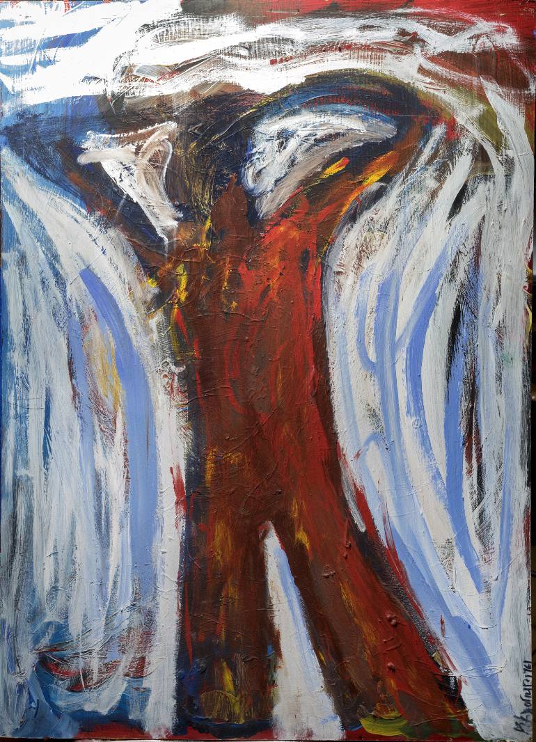770x1066 Saatchi Art Human Figure Painting By Kostas Koufogiorgos - Human Figure Painting