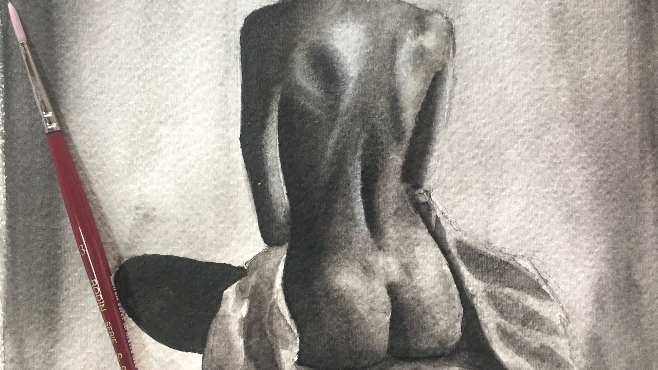 1280x720 Watercolor Human Figure - Human Figure Painting