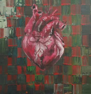 375x385 Human Heart Paintings For Sale Saatchi Art - Human Heart Painting