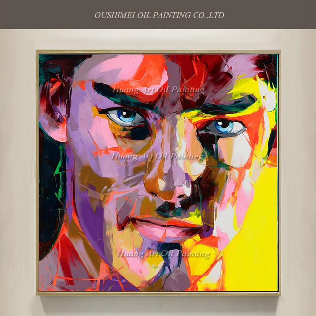 640x640 New Style Hand Painted Famous People Pop Portrait Oil Painting - Human Painting