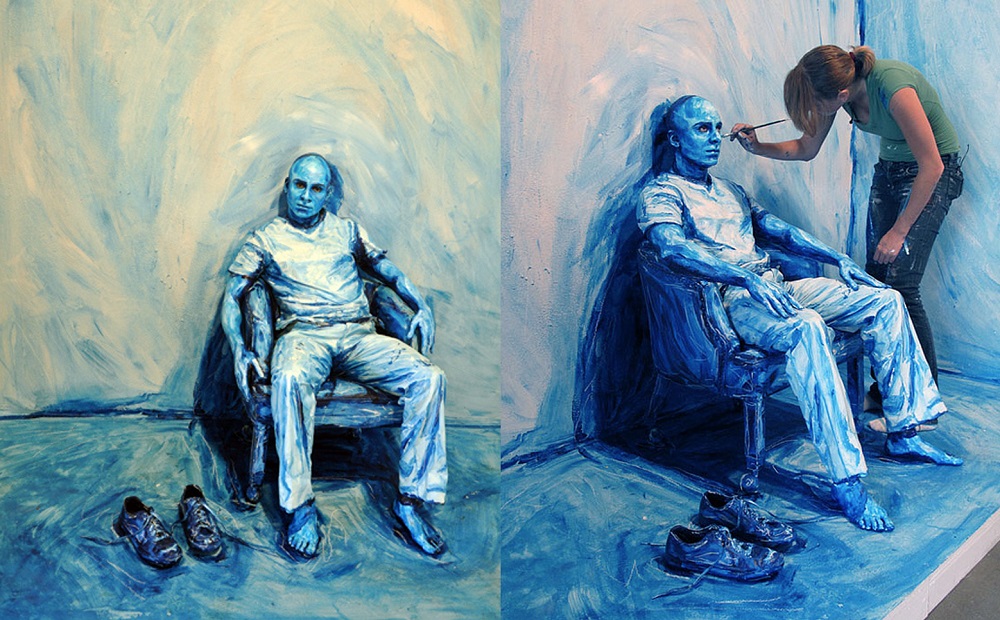 1000x620 Alexa Meade's Art Painting On The Human Body Canvas Moments Journal - Human Painting