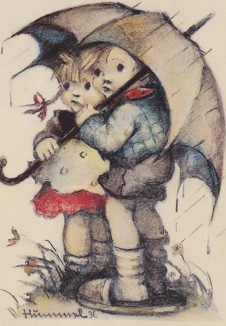 458x659 Hummel Goebel W. Germany 4 Big Housekeeping Figurine 363 Tmk5 Big - Hummel Painting