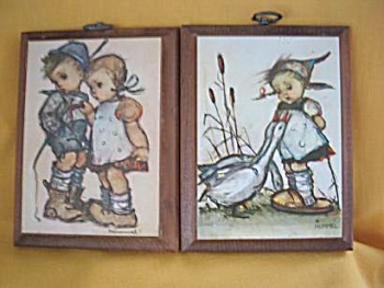 350x263 Hummel Print Wood Plaques (Wall Decor) - Hummel Painting