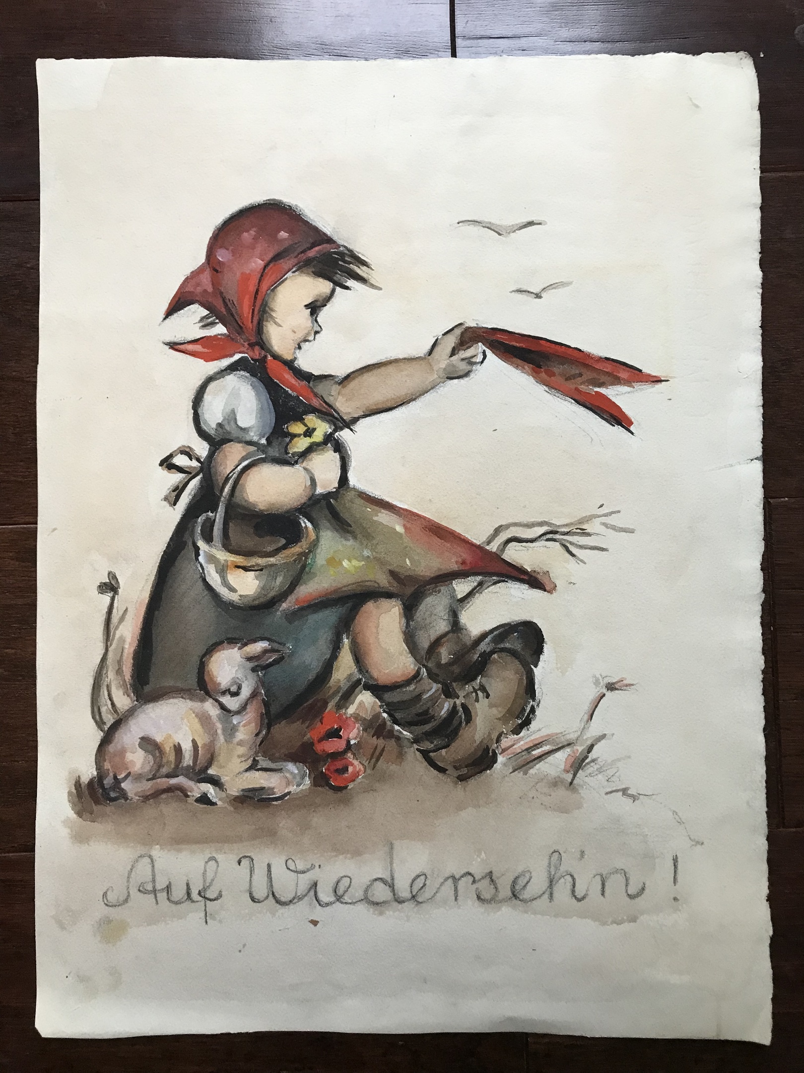 1620x2160 Berta Hummel Watercolor Paintings Collectors Weekly - Hummel Painting