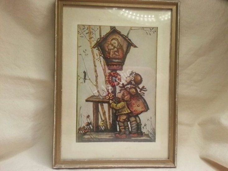 733x550 Framed Hummel Print - Hummel Painting