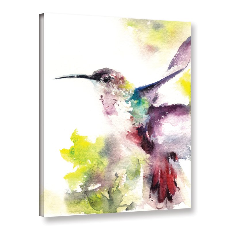 800x800 Zipcode Design - Hummingbird Canvas Painting