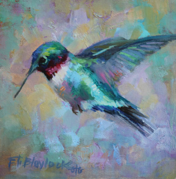 Hummingbird Canvas Painting at PaintingValley.com | Explore collection ...