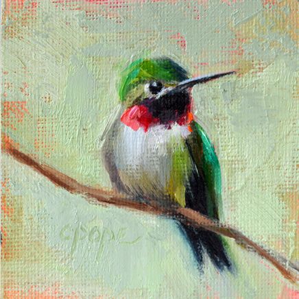 436x436 Pin By Beyza Atasoy On Oil Painting List Bird - Hummingbird Painting