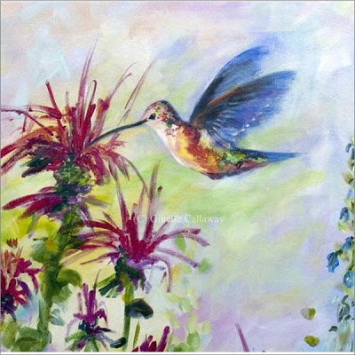 Hummingbird Painting Acrylic at PaintingValley.com | Explore collection ...