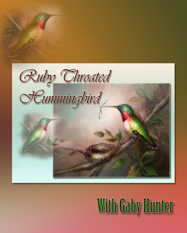 652x810 How To Paint A Bird In Acrylic Ruby Throated Hummingbird - Hummingbird Painting Acrylic