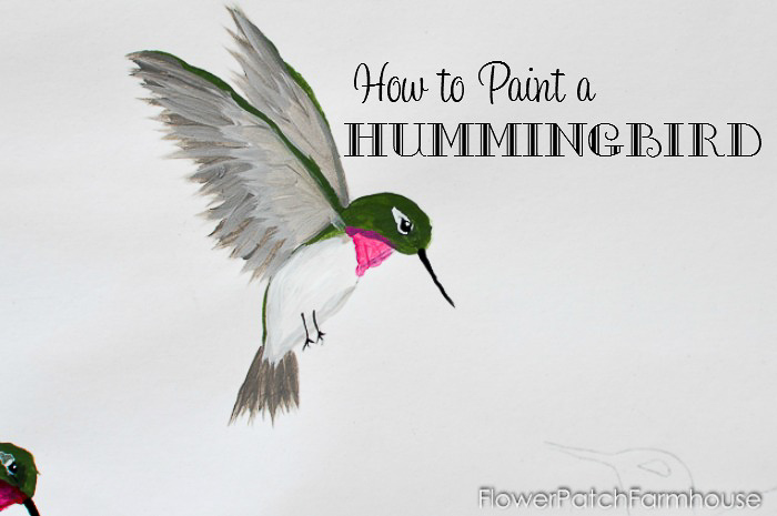 700x465 Paint A Hummingbird - Hummingbird Painting Images