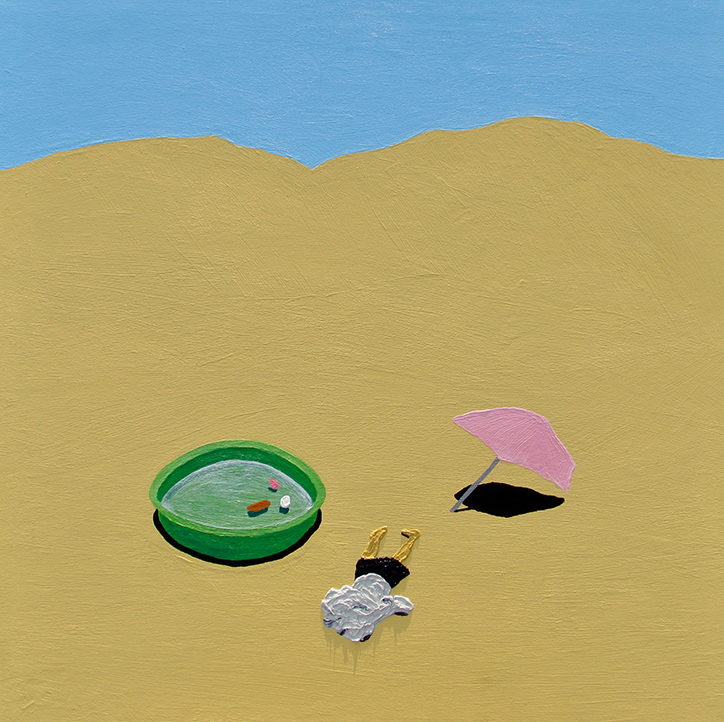 724x722 It's Nice That Alex Paulus' Humorous Paintings Reflect Failure - Humorous Painting