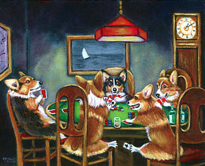 300x243 Funny Animal Paintings Fine Art America - Humorous Painting