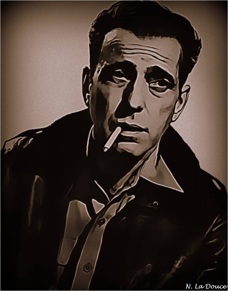 779x997 Humphrey Bogart By Nestorladouce - Humphrey Bogart Painting