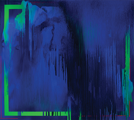 450x403 Jacqueline Humphries Frieze - Humphries Painting