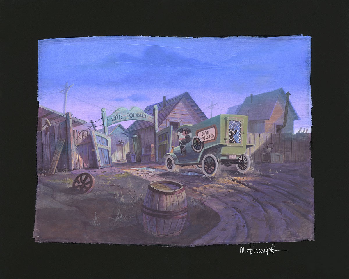 1200x960 Michael Humphries Lady And The Tramp - Humphries Painting