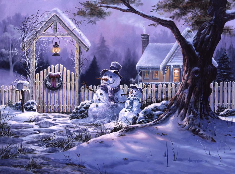 900x668 Seasons Greeters Painting - Humphries Painting