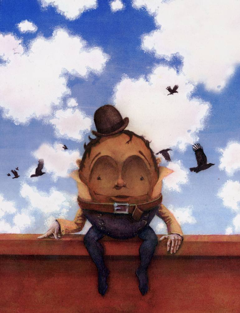 770x1001 Saatchi Art Humpty Dumpty Painting By Kievan Havens - Humpty Dumpty Painting