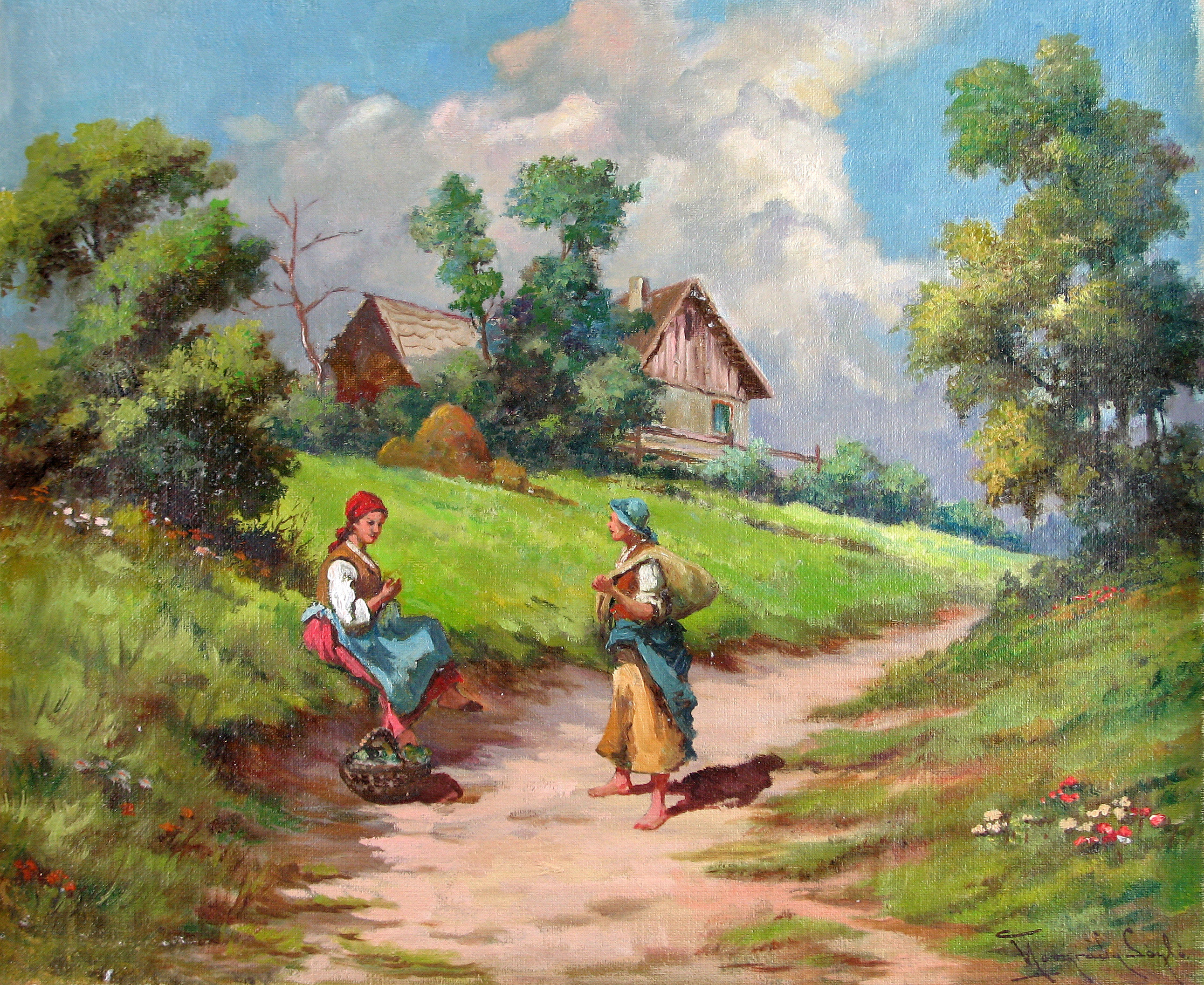 2583x2114 Hungarian Fine Art Hungarian Paintings Hungarian Art Gallery - Hungarian Painting