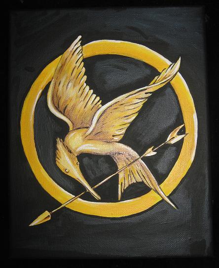 444x543 Charmed Another Hunger Games Painting - Hunger Games Painting