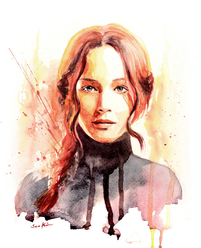 650x803 Soo Kim - Hunger Games Painting