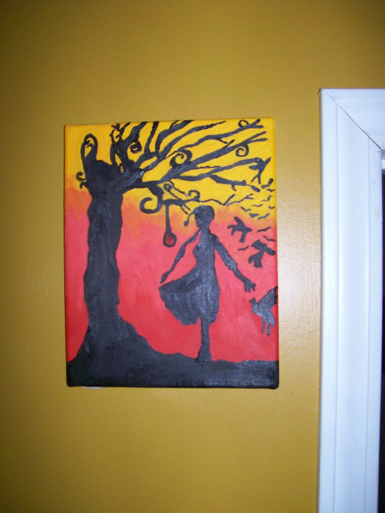 774x1032 The Hunger Games Inspired Painting By Itsthesuckzone - Hunger Games Painting