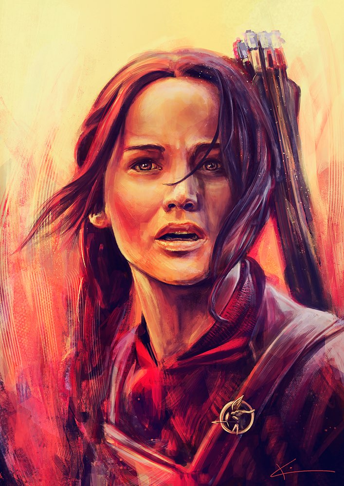 707x1000 The Hunger Games Mockingjay Part 2 Collection By Madizzlee - Hunger Games Painting