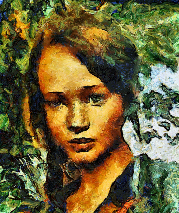 754x900 The Hunger Games Painting By Elizabeth Coats - Hunger Games Painting