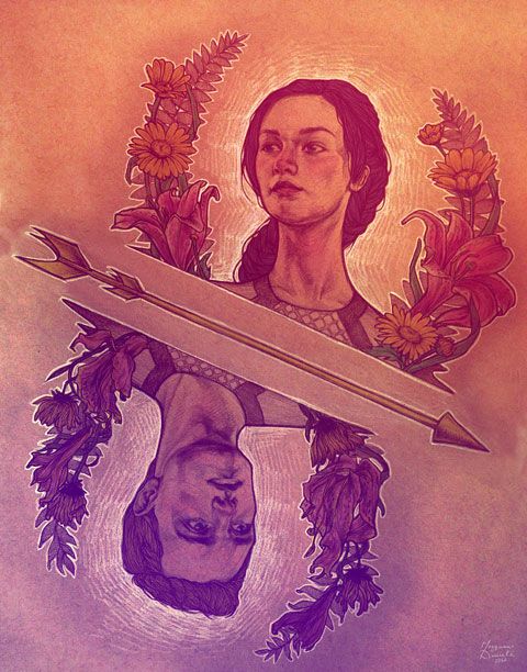 480x612 Hunger Games Catching Fire' Hot Fan Art Hunger Games, Hunger - Hunger Games Painting